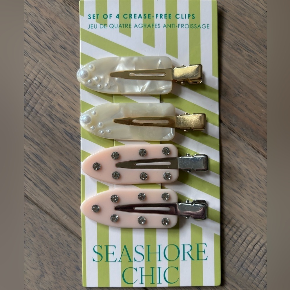 Anthropologie Alligator Clip Set NWT